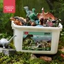 贝恩施儿童恐龙模型玩具全套软胶仿真恐龙-30件套（赠收纳盒）