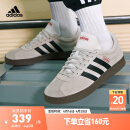 adidas「T头鞋」VL COURT休闲板鞋德训鞋男女阿迪达斯官方轻运动 灰色/黑色/红色 38(235mm)