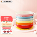 酷彩（Le Creuset）炻瓷家用餐具菜盘深盘水果餐具 彩虹系列深盘6件套 20cm