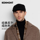 卡蒙（Kenmont）男士四季鸭舌毛呢帽保暖前进帽户外休闲英伦复古贝雷帽km-2583