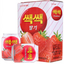 乐天 （LOTTE） 粒粒草莓汁饮料238ml*12罐 整盒 韩国原装进口 