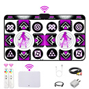 康&丽【新款无线】无线跳舞毯体感游戏机跳舞机双人单人电视电脑两用炫舞家用玩具 高贵紫+体感游戏+瑜伽+健身操+双人毯+送运费险 加厚11mm毯面套餐