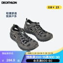 迪卡侬（DECATHLON）登山鞋男户外防滑凉鞋夏季透气耐磨轻便徒步鞋NH500NH900 铅灰色-防撞款-NH500 42