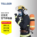 TELLGER 正压式空气呼吸器RHZKF6.8/30一套消防受限空间送风正压式呼吸防护全面罩 6.8L气瓶整套空气呼吸器