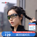 马孔多（macondo）破风款太阳镜 户外运动马拉松跑步眼镜 偏光镜片 水银 均码 