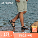 adidas HYDROTERRA LIGHT简约户外徒步凉鞋男女阿迪达斯TERREX 黑色/灰色 40 250mm