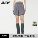 JNBY【商场同款】24夏新品短裤休闲宽松直筒5O4E13470 955/黑红条/格 L