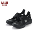 无印良品（MUJI）男女通用 运动凉鞋（男士/女士）无性别 忍者鞋 厚底 EKB12A4S 黑色 240mm  /S/38码(2.0)