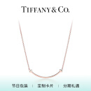 蒂芙尼【520礼物】 Tiffany T 系列 Smile 项链 微笑项链