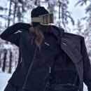 AWKA滑雪眼镜冬季护目镜男女防风防雾镜子防护镜雪地护具磁吸雪镜 橄榄军绿