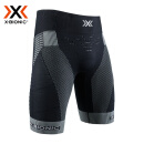 XBIONIC 效能4.0 越野男士跑步压缩裤 速干衣裤 Trail Run Shorts 黑/烟煤灰 L
