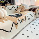ins高级感雪尼尔沙发盖布四季通用全包沙发套沙发毯 漫游-咖 180*300cm
