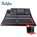 润普Runpu 国产化专业数字调音台24路触摸屏调音控制台电脑远程控制支持Dante扩展多轨录音调音台RP-STY24EX