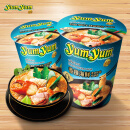 养养（YUMYUM） 泰式香辣海鲜味汤面方便面（杯面）组合装 70g*2杯  速食方便面