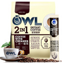 猫头鹰（OWL）新加坡马来西亚进口二合一无蔗糖咖啡 速溶咖啡粉30条装