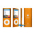 苹果(APPLE)iPod nano 四代 8G MP3播放器(橘黄色)