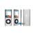 苹果(APPLE)iPod nano 四代 8G MP3播放器(银色)