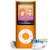 苹果(APPLE)iPod nano 四代 8G MP3播放器(橘黄色)