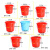 康丽雅 K-2286 塑料清洁提水桶 物业清洁多功能水桶储水桶清洁桶 无盖10L