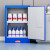 沛桥安全柜PQ-2982实验室化学药品GA双锁存储柜工业存放柜 12加仑蓝色pp内衬