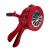 消防器材手摇报警器sy-100p便携铝合金防火防空演习蜂鸣警报器 红色