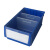 稳斯坦 WST123 分隔式零件盒 周转箱塑料盒物料收纳盒分格盒元件盒 蓝色600×117×90mm