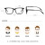 万宝龙（MONTBLANC）男款黑色镜框黑色镜腿光学眼镜架眼镜框MB0011OA-001