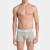 Calvin Klein CK 男士平角内裤 3条装 送男友礼物 U2664G KS0灰色 M 