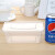 中环力安 长方形一次性餐盒塑料外卖打包盒带盖透明快餐盒 750ml透明100套带盖