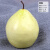 微凡嘉（weifanjia）仿真水果模型塑料泡沫假苹果道具蔬菜儿童教玩具香蕉摆件葡萄装饰 浅紫色 雪梨