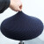 正诺（zhengnuo） 圆凳子套罩转椅椅子套垫圆形吧台美容圆弹力坐垫保护套升降椅 颗粒绒深蓝圆凳套