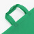 冰禹 无纺布手提袋 外卖打包袋购物袋印刷LOGO广告袋子 绿色35*45*12 横款10个 BYDZ-5