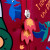 kocotree树幼儿园书包女童男宝宝可爱儿童卡通小背包潮版 红色恐龙-小码（1-3岁）