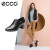 ECCO爱步女鞋 优雅通勤粗跟尖头高跟单鞋女 型塑45尖头方跟262623 黑色26262301001 37