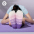 哈他瑜伽袜防滑专业女普拉提练功袜子按摩空中瑜伽袜压袜脚套  幻境紫