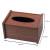 卡洛特（KLUOT） 木质纸巾盒 家用抽纸盒欧式客厅桌面简约纸抽盒桌面收纳盒 纸巾盒【胡桃木色】