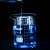 海斯迪克 HKCL-168 玻璃烧杯 耐高温刻度杯低型烧杯 加厚大小刻度量杯 小学科学实验室器材 250ml