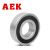 美国AEK/艾翌克 S6206-2Z 不锈钢深沟球轴承 304材质 钢盖密封 【30*62*16】