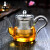 一品工坊 耐高温加厚玻璃茶壶过滤耐热泡茶壶花茶壶家用茶具茶杯套装 引泉壶 380ml