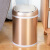 【新款】欧本智能感应垃圾桶 欧本创意自动智能垃圾桶感应家用厨房客厅卧室厕所卫生间带盖 粉色8_L电池款