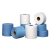 无尘纸蓝白色工业擦拭纸一次性实验室用大卷无纺布吸油吸水500片 蓝色(20*30厘米)500张/卷