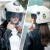 永宾  3C认证头盔摩托车电瓶电动车 CCC认证头盔灰男女通用四季头盔 【3C双镜】米白女孩-透明 B05成人