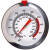 雅漫林厨房食品温度计油温中心温度自动快速测温烘焙油炸温度表不锈钢针 0-300℃（镜面玻璃）20CM探针