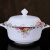 锦秋堂玫瑰之约 景德镇骨瓷餐具 陶瓷器 单买散件  家用碗 结婚礼品 4.5英寸饭碗
