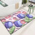 3Dtc吸水防滑地垫厕所门垫软硅藻泥家用 紫色郁金香 硅藻泥40*60