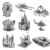 图图玩国3D立体金属拼图 DIY手工制作拼装模型大人玩具创意生日礼品 福克飞机