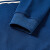 波尼（PONY）PONY波尼 明星同款立领套衫男女字母休闲运动半拉链卫衣233U2GS53 藏青色 S