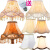 台灯灯罩灯饰灯具配件壁灯罩 落地灯罩欧式复古布艺灯罩酒店订做 白折布罩36CM