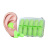 摇粒绒耳套睡觉专用可侧睡睡眠用的隔音耳套分体包耳防噪音护耳朵 耳塞 1对装 颜色随机