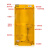 虎勒 全钢气瓶柜安全柜 防爆气瓶柜双瓶装 二代警器 可燃气体 安全存放柜1900*450*900黄色